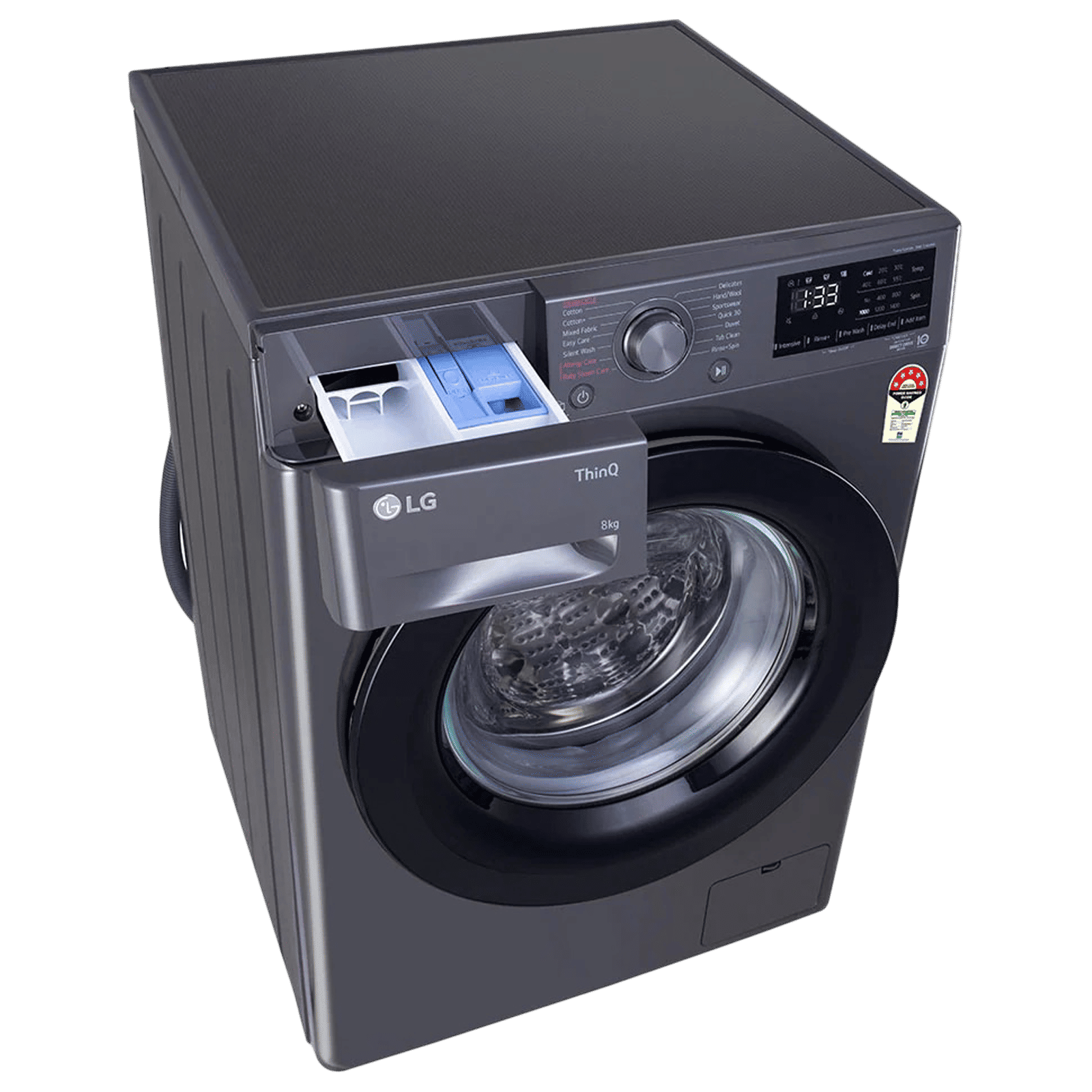 Buy Lg 8 Kg 5 Star Fully Automatic Front Load Washing Machine Fhv1408z2mabmqeil Ai Direct 8361